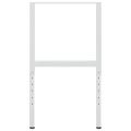vidaXL Rámy na pracovné stoly 2 ks kovové 55x(69x95,5) cm sivé