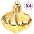 vidaXL 70-dielna sada vianočných ozdôb zlatá/červená