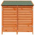 vidaXL Záhradný prístrešok so strechou Hnedá 106 x 56 x 113,5 cm