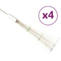 vidaXL Vonkajšie vianočné prskavky 4 ks, farebné 20 cm, 560 LED