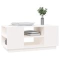 vidaXL Konferenčný stolík biely 90x49x40,5 cm borovicový masív