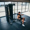 Gumová fitness podlaha AbiFloor POS15 čierna / modrá - 2. akosť