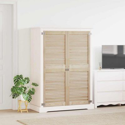 vidaXL Skříňové dvere s dverami 2 pcs Prírodná 49,5 x 2,1 x 140,5 cm