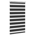 vidaXL Zebrová roleta 70,9x120 cm Šírka látky 66,7 cm čierna