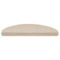 vidaXL Samolepiace nášľapy na schody vzhľad sisal 30 ks 65x21x4 cm