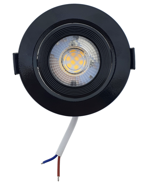Bodové LED světlo 7W - kruhové TR 425 / 9666 Černá TRIXLINE