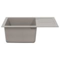 vidaXL Drez Sivá 620 x 500 mm 80% Kvárc a 20% Živica