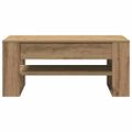 vidaXL Konferenčný stolík Remeselný dub 102 x 55 x 45 cm