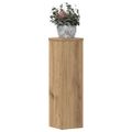 vidaXL Stojany na rastliny 2 ks dub artisan 17x17x60 cm kompoz. drevo