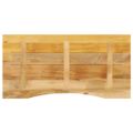 vidaXL Stolová doska so zakrivením 110x60x2,5 cm surový mangový masív