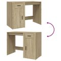 vidaXL Stôl dub sonoma 100x49x75 cm spracované drevo
