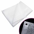 vidaXL Plachta Leno 140 g/m² 4x4 m biela