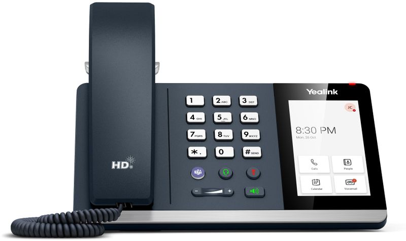 Yealink MP54 E2, IP tel., PoE, 4'' bar. dotyk. LCD, Teams
