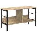vidaXL Regál na knihy 2 úrovní 82 x 32 x 47 cm Kompozitné drevo