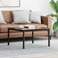 vidaXL Konferenčný stolík Dymová dub 80 x 80 x 45 cm Kompozitné drevo