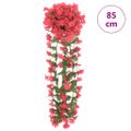 vidaXL Kvetinové girlandy 3 ks, ružové 85 cm