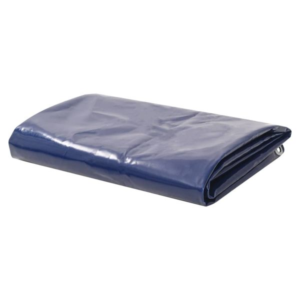 vidaXL Celta 650 g/m², 5x6 m, modrá