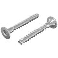 vidaXL Potvrdené skrutky 2 ks Strieborná Ø5 x 40 mm Kov