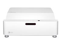 Optoma ZW410UST - Projektor DLP - laser - 3D - 4000 lúmenov - WXGA (1280 x 800) - 16:10 - 720p - ultra short-throw objektív - biela