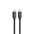 Maxlife MXUC-12 kábel USB-C - USB-C 2,0 m 100W čierny