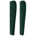 vidaXL Čelo postele so záhybmi tmavosivé 83x23x118/128 cm zamat