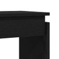 vidaXL Konzolový stôl Čierny dub 80 x 30 x 102 cm Kompozitné drevo