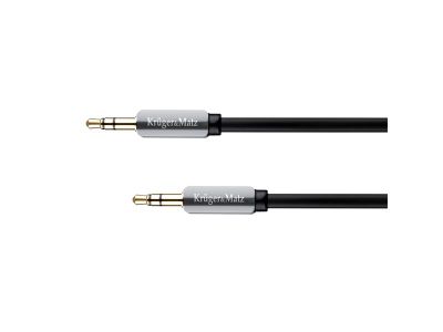 Kábel Jack 3,5mm konektor/Jack 3,5mm konektor 1m KRUGER & MATZ KM0312P