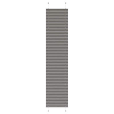 vidaXL plisovaná roleta antracitová 50x200 cm Šírka látky 49,4 cm