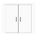 vidaXL Komoda vysoký lesk biela 80x33x70 cm spracované drevo