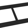 vidaXL Nohy na lavičku, rám v tvare O 105x36x42 cm