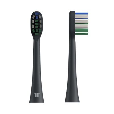 TESLA Toothbrush TS400 Brush Heads Black - 4x náhradná hlavica pre sonickú zubnú kefku