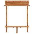 vidaXL Balkónový barový stôl 90x37x122,5 cm akáciový masív