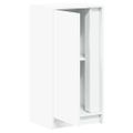 vidaXL Komoda s LED biela 77x34x85 cm kompozitné drevo