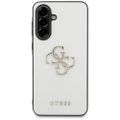 Guess HC PU Grained Big 4G and Classic Logo case for Samsung Galaxy A56 Beige