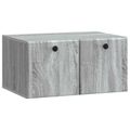 vidaXL Nástenná TV skrinka 59,5 x 41 x 30 cm Sivý Sonoma