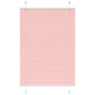 vidaXL plisovaná roleta ružová 95x150 cm Šírka látky 94,4 cm