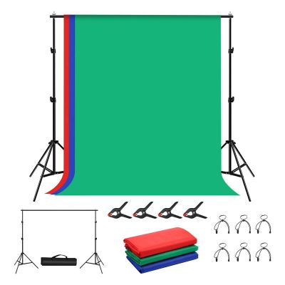 Podpera pozadia pre fotoštúdio Puluz 2x2m + pozadia 3 ks PKT5204