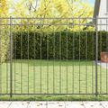 vidaXL Prvok plotu ASSEN 170 x 150 cm Oceľ Sivá