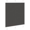 vidaXL plisovaná roleta čierna 115x150 cm Šírka látky 114,4 cm