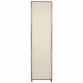 vidaXL Šatník so 4 priehradkami krémový 175x45x170 cm