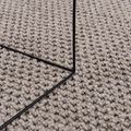 vidaXL Koberec do interiéru LUGO Krémová a taupe Ø 120 CM Polyester