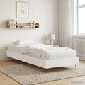 vidaXL Rám postele Biela 80 x 200 cm Kompozitné drevo