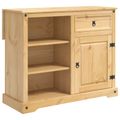 vidaXL Kuchynský ostrovný set 3 ks Medový vosk 112 x 70 x 91,5 cm