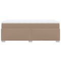 vidaXL Boxspring posteľ s matracom kapučínová 90x190 cm umelá koža