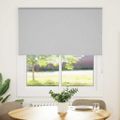 vidaXL Roleta Zatemnenie svetlo šedá 125x175 cm Šírka látky 121,6 cm