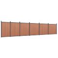 vidaXL Plotový panel hnedý 1045x186 cm WPC