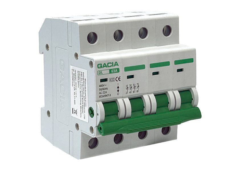 Odpojovač GACIA DL 4P 400 V / 63 A
