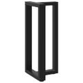 vidaXL Nohy barového stola v tvare T, 2 ks, čierne, 50x35x(90-91) cm, oceľové