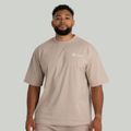 Tričko Oversized Tee Taupe - STRIX