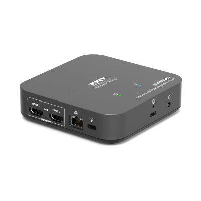 PORT CONNECT Univerzálna kancelárska dokovacia stanica USB-C, 2× 4K, HDMI
